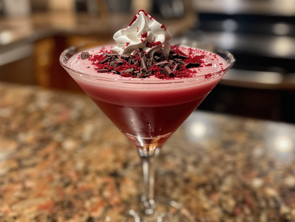 Red Velvet Martini: A Luxurious Dessert Cocktail for Mindful Celebration