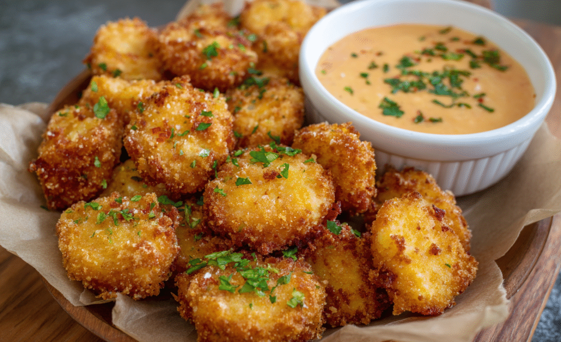 Easy Fried Cheese Bites