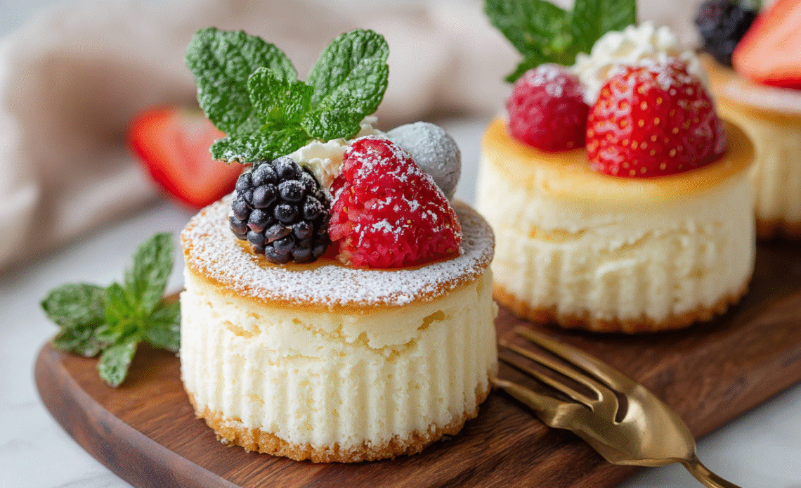 Japanese Cotton Cheesecake Cupcakes