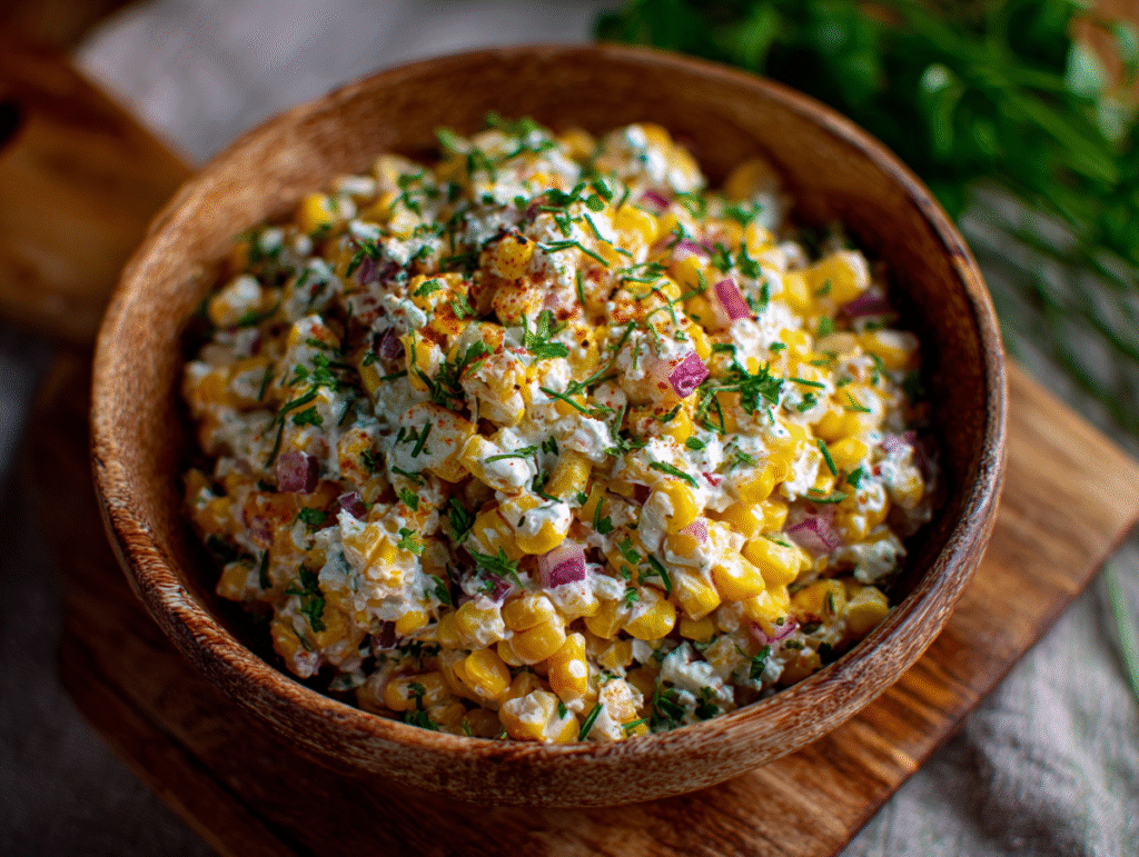 The Ultimate Fresh & Healthy Street Corn Salad with Greek Yogurt