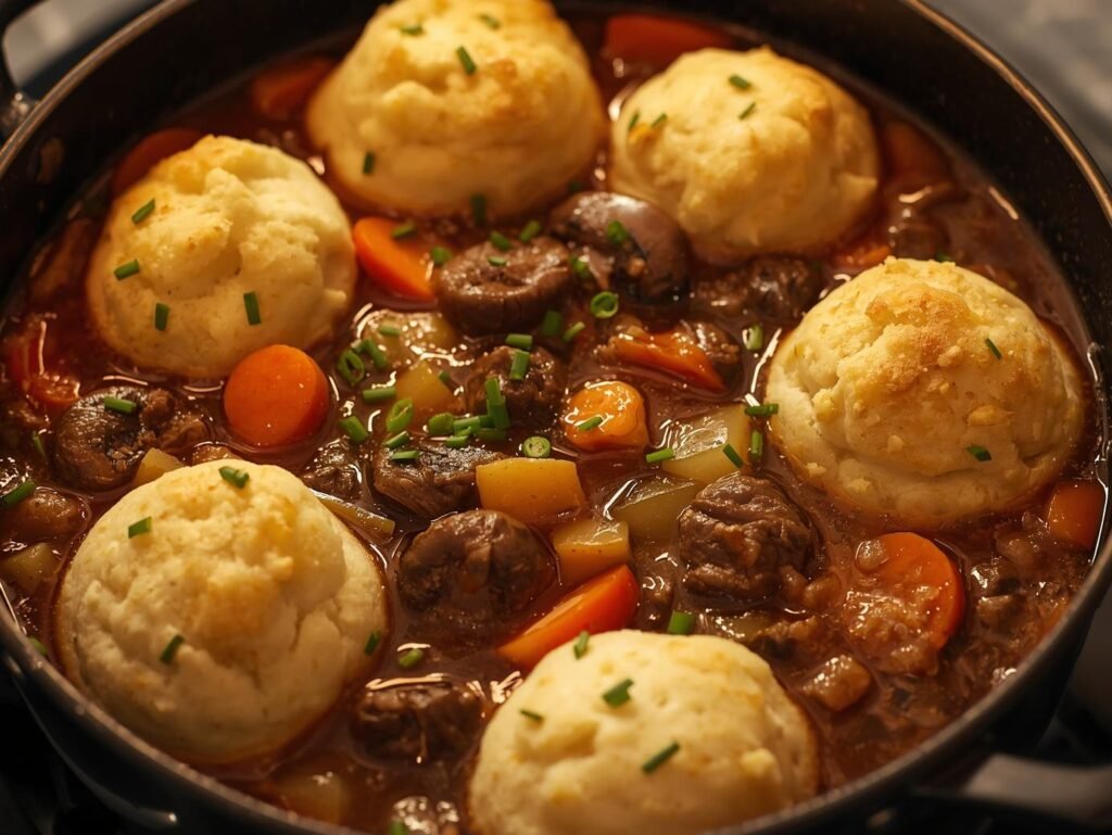 Irish Stew with Cheddar Dumplings: A Hearty Sugar‑Free Classic