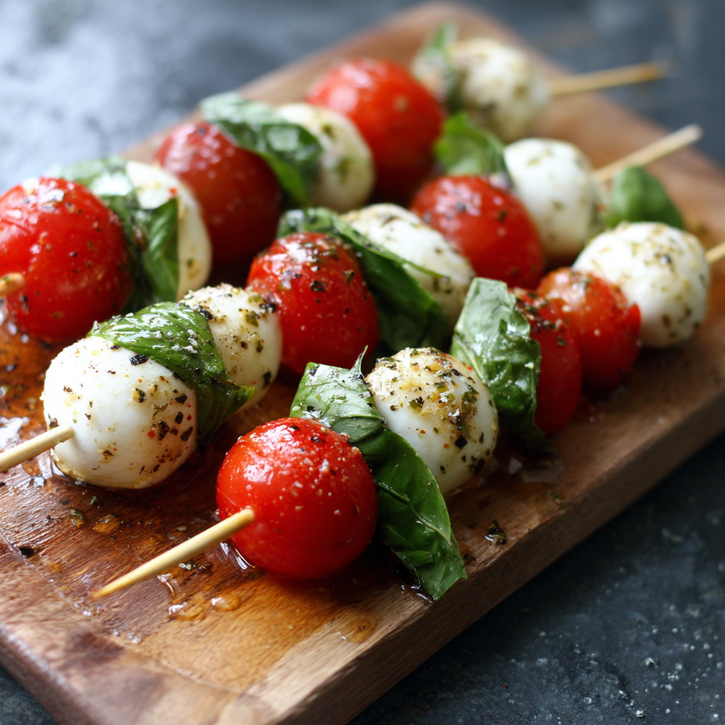 The Perfectly Simple Caprese Skewers