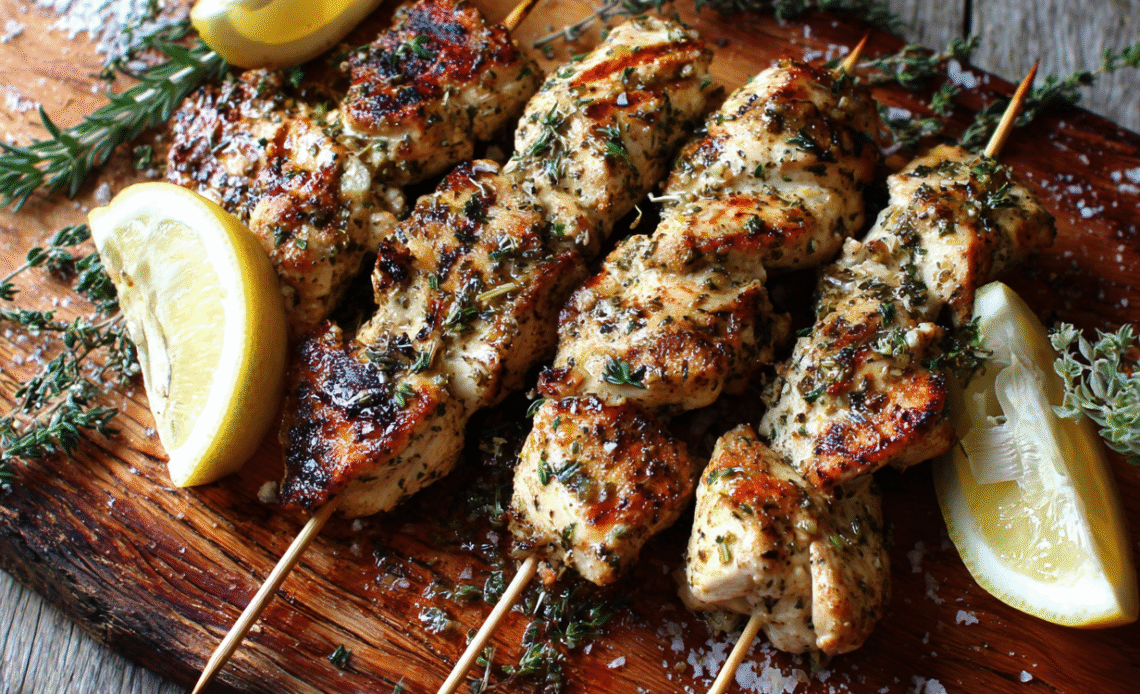 Chicken Souvlaki Marinade (Authentic Greek Flavor at Home)