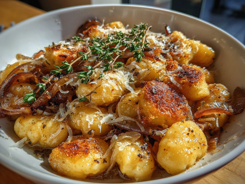 perfect Baked French Onion Gnocchi