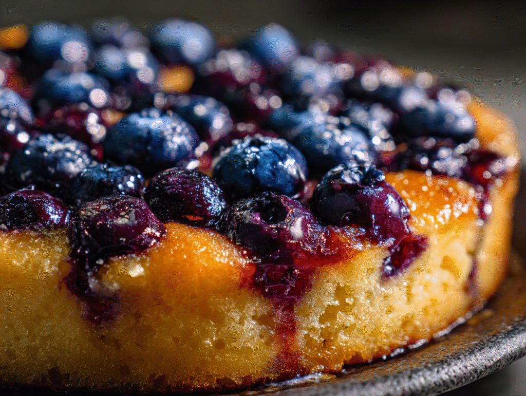 Best Homemade Blueberry Upside Down Cake recipe