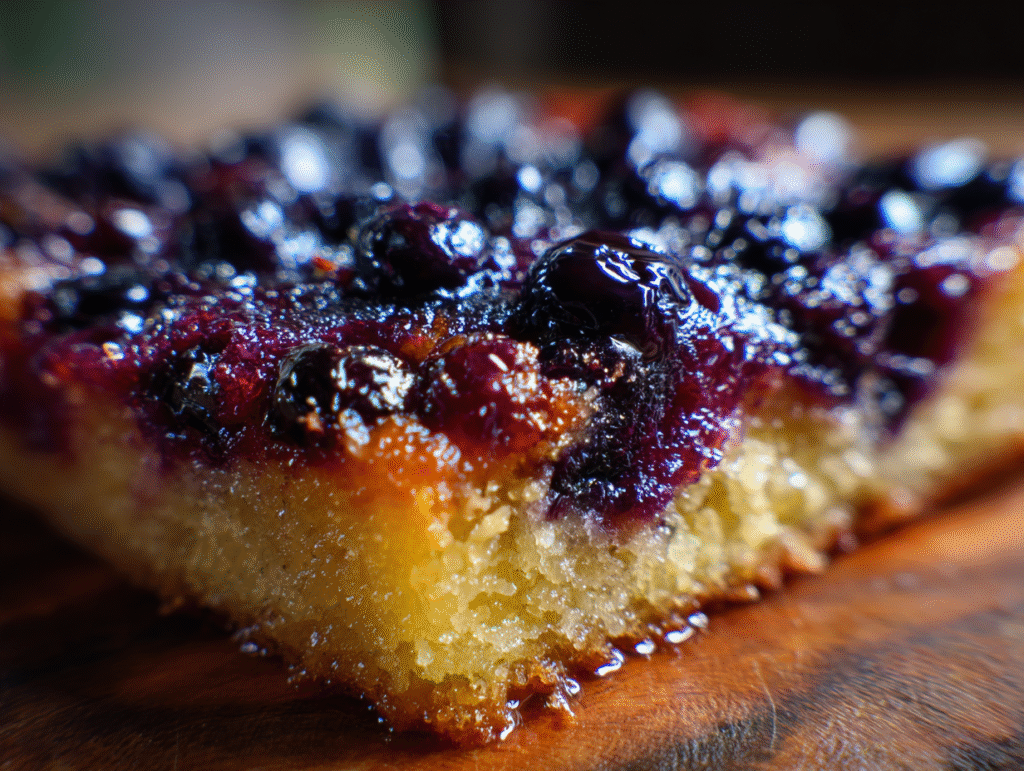 Best dessert Homemade Blueberry Upside Down Cake recipe