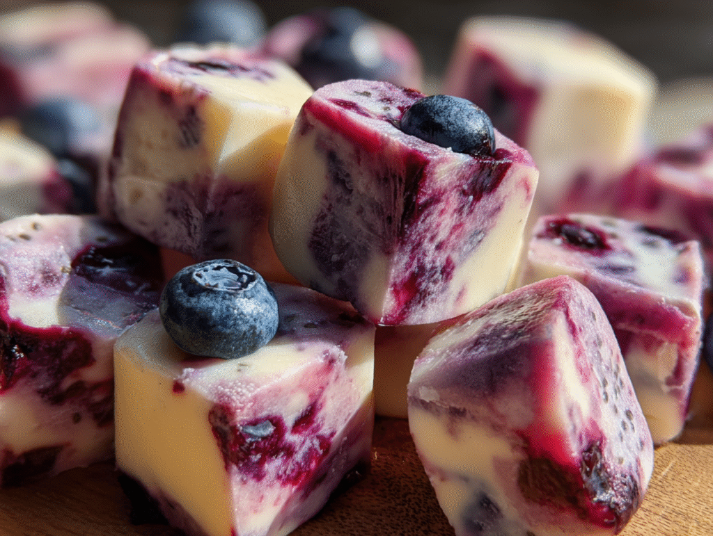 best snacks Blueberry Greek Yogurt Bites