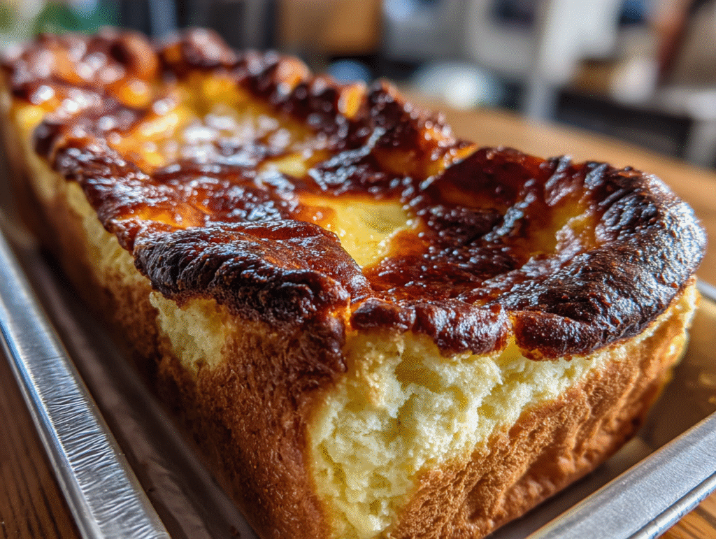Ingredients for Burnt Basque Cheesecake in a Loaf Pan