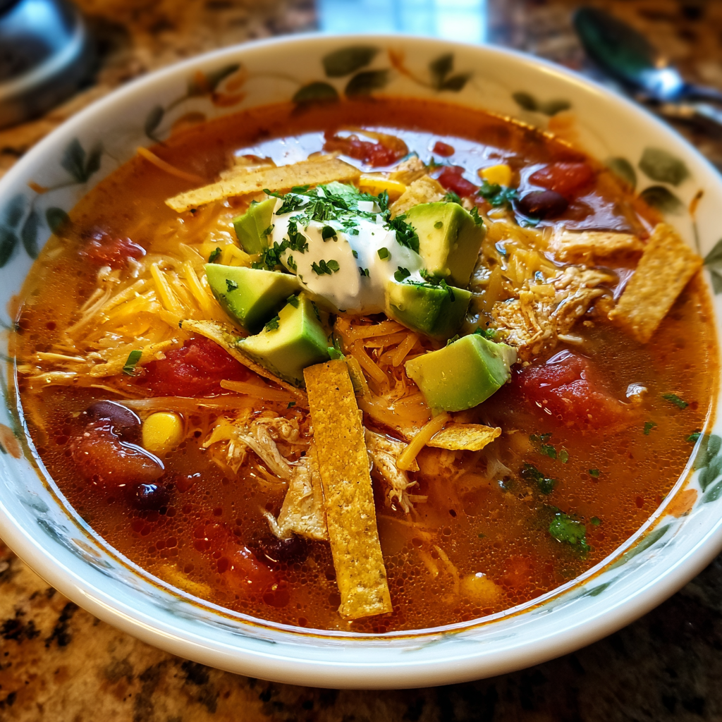 The Ultimate Creamy Chicken Tortilla Soup