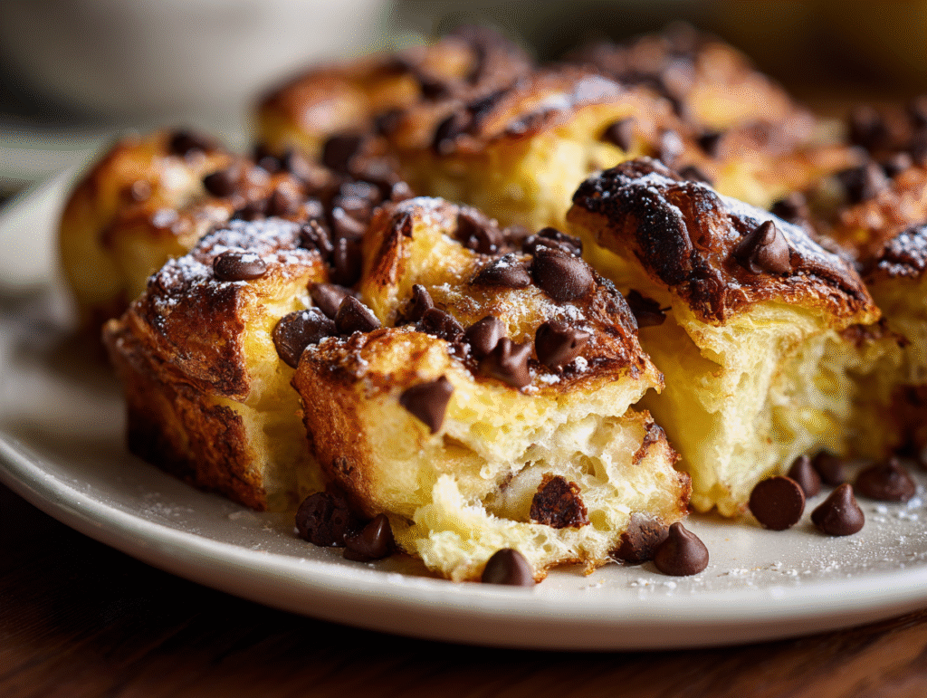 The Ultimate Indulgent Yet Mindful Chocolate Croissant Breakfast Bake