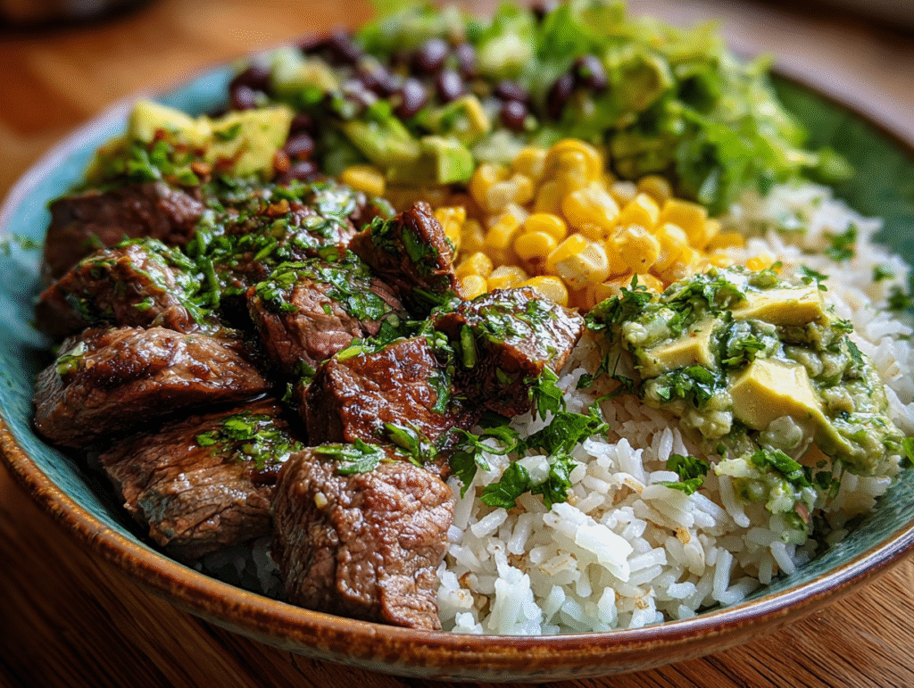 How to Make Cilantro Lime Steak and Rice Bowls