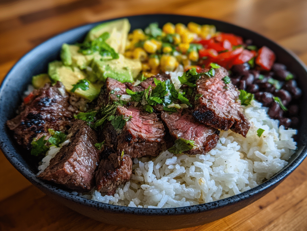 What Are Cilantro Lime Steak and Rice Bowls?