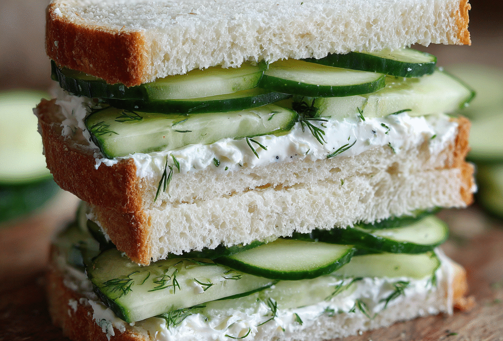 Classic Cucumber Tea Sandwiches