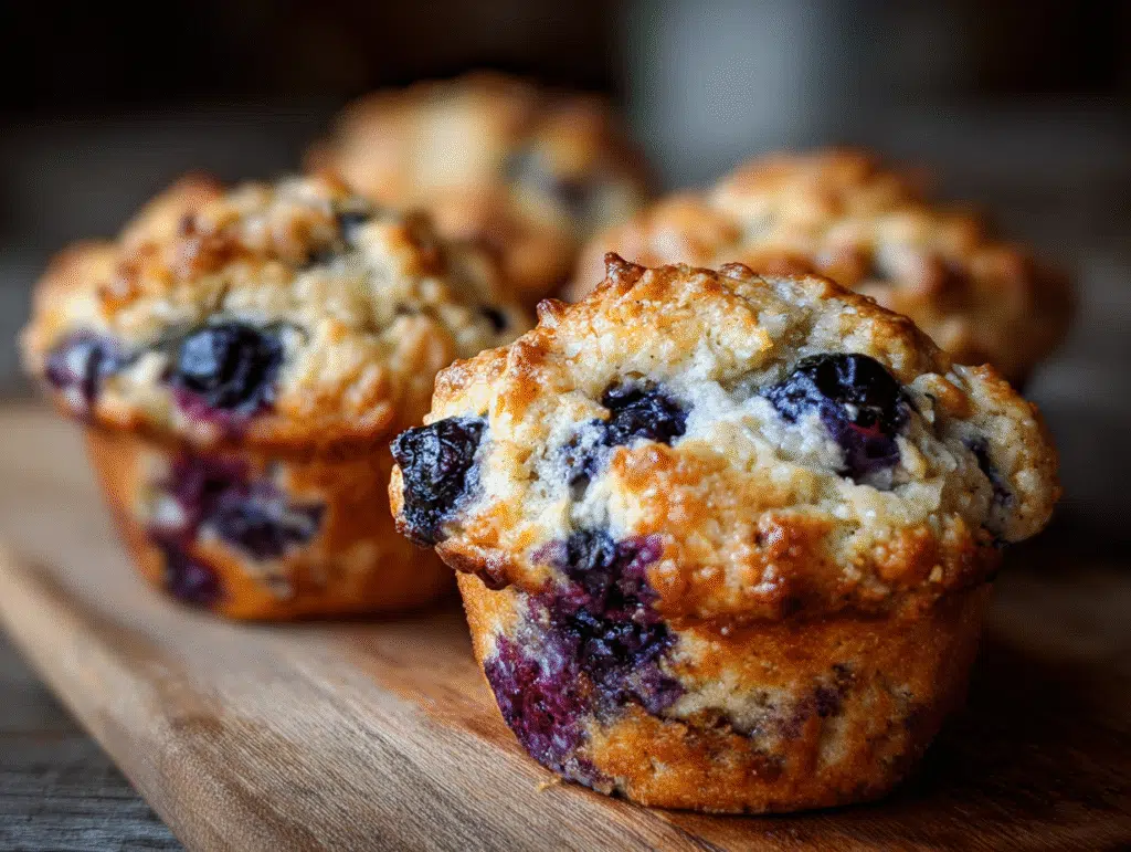 How to Make Cottage Cheese Blueberry Muffins (High Protein)