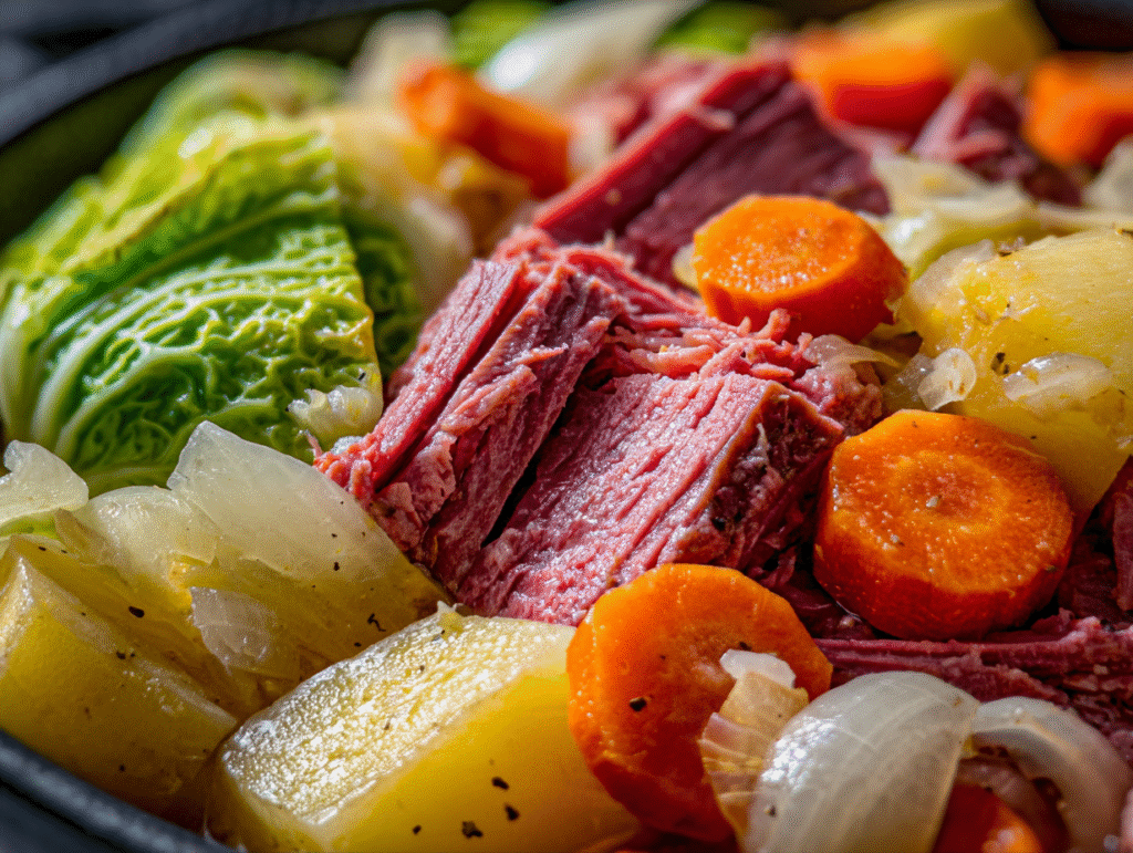How to Make Cozy Slow Cooker Corned Beef and Cabbage