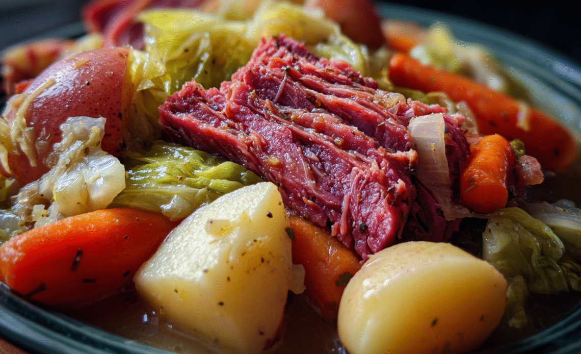 Cozy Slow Cooker Corned Beef and Cabbage Recipe Easy Comfort Meal