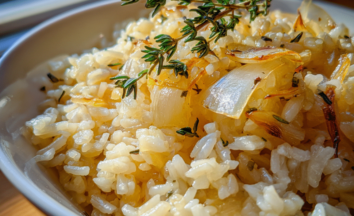 Creamy French Onion Butter Rice: A Rich and Comforting Side Dish