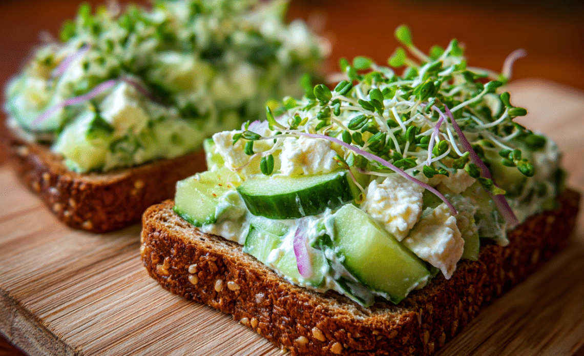 Cucumber Salad Sandwiches