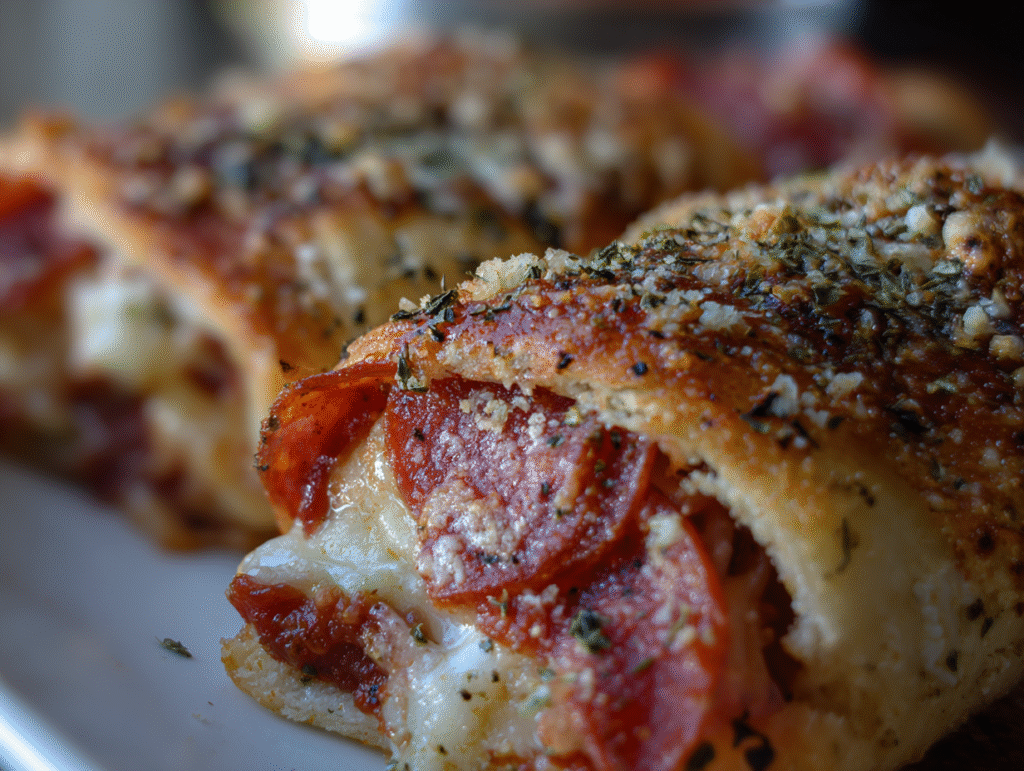 Ingredients for Delicious Pepperoni Pizza Roll Breadsticks