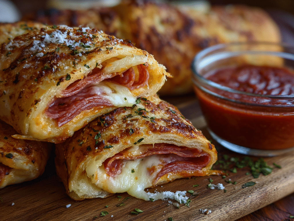 Make Delicious Pepperoni Pizza Roll Breadsticks