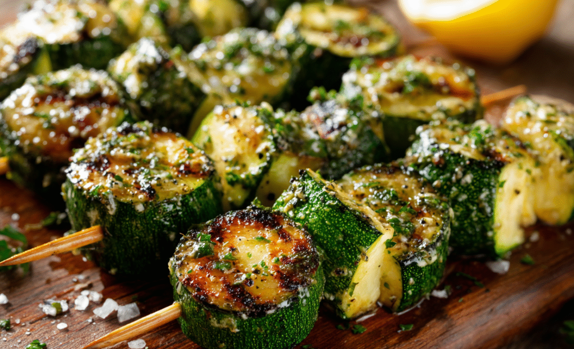 Garlic Butter Zucchini Skewers Recipe: Easy, Flavorful Grilled Vegetable Side