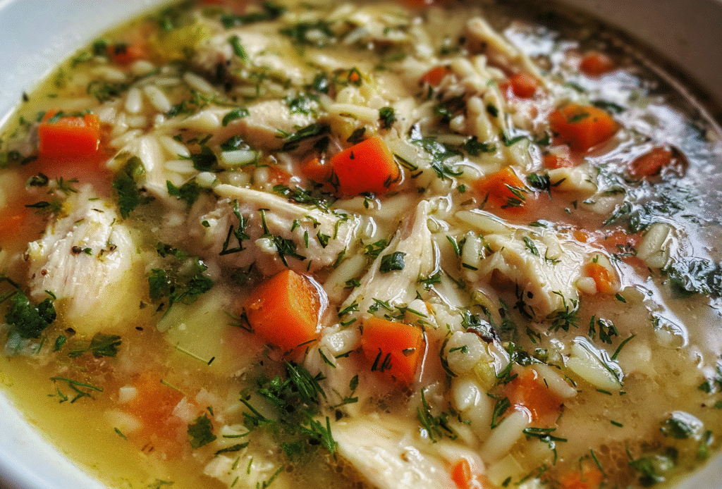 Greek Lemon Chicken Soup