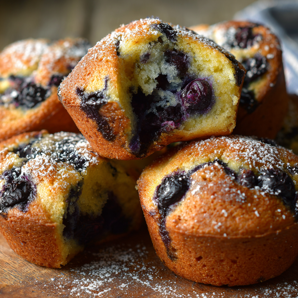 The Perfectly Delicate Lavender Blueberry Tea Cakes