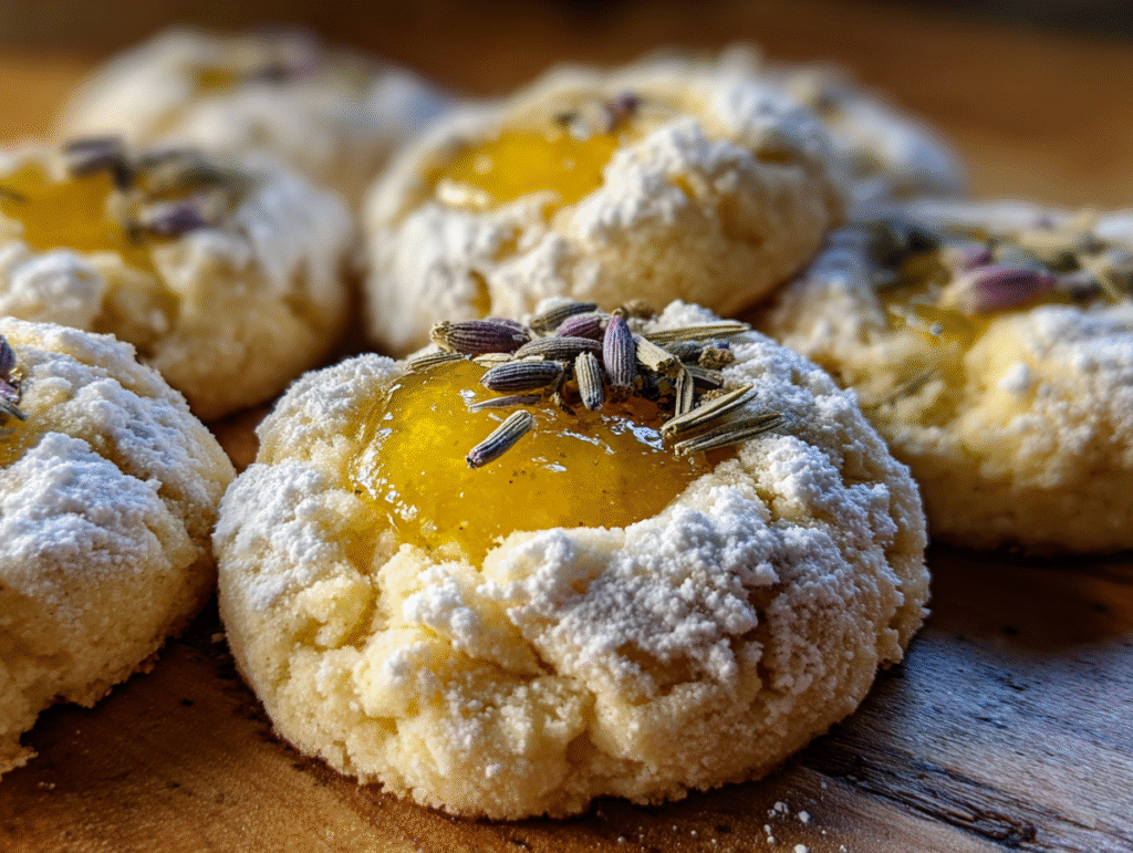Lemon Lavender Thumbprint Cookies: A Delightful Floral Citrus Treat