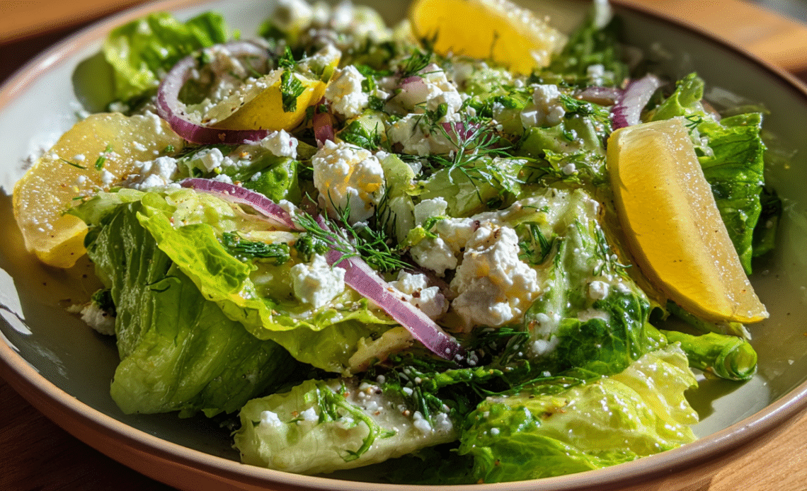 Maroulosalata (Greek Lettuce Salad)