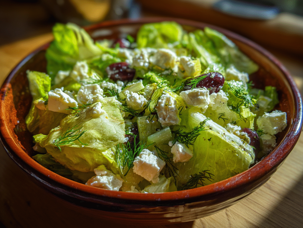 What Is Maroulosalata (Greek Lettuce Salad) and Why This Mindful Approach Matters