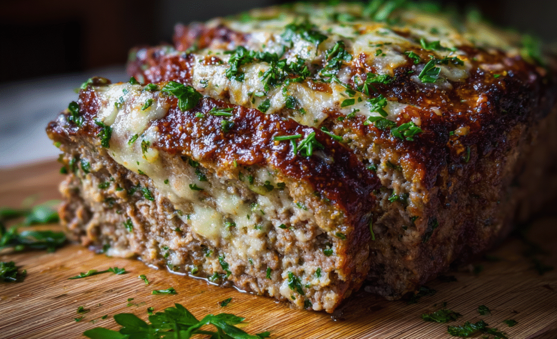 Mouthwatering Garlic Parmesan Meatloaf Recipe