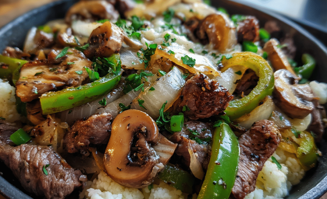 Philly Cheesesteak Bowls – Easy Low Carb Dinner Idea