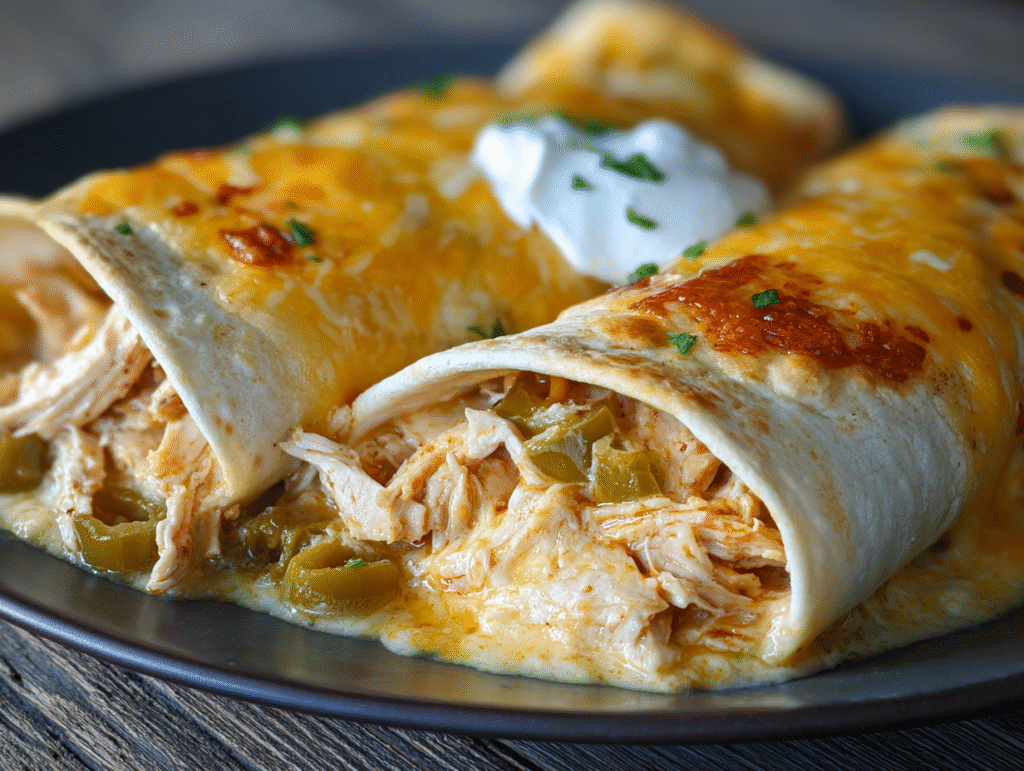 Ingredients for Queso Chicken Enchiladas