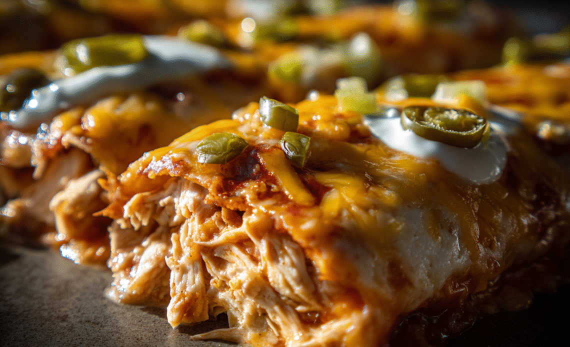 Queso Chicken Enchiladas for a Quick and Cheesy Dinner