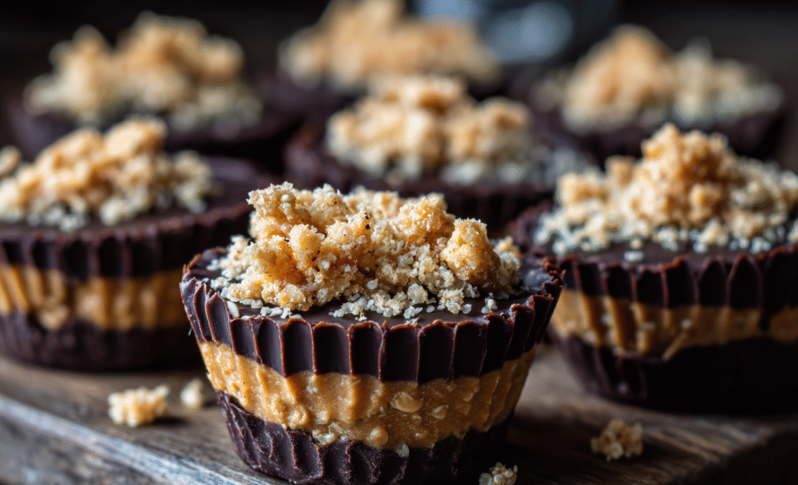 Quinoa Crunch Peanut Butter Cups – Healthy No-Bake Chocolate Treat