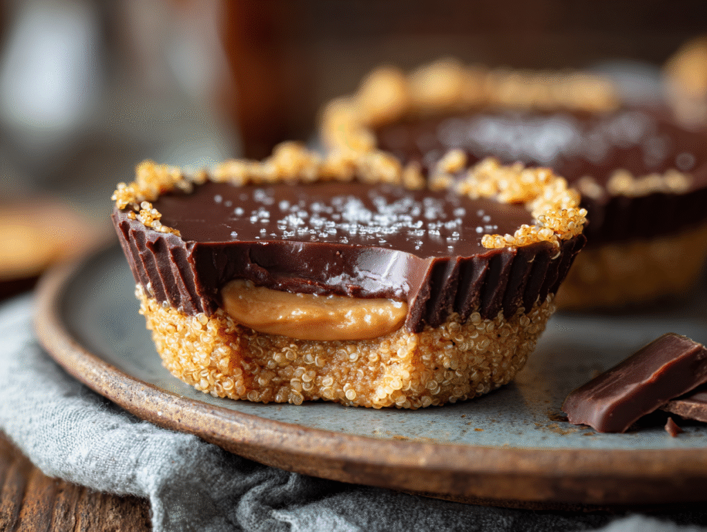 Best Quinoa Crunch Peanut Butter Cups snacks