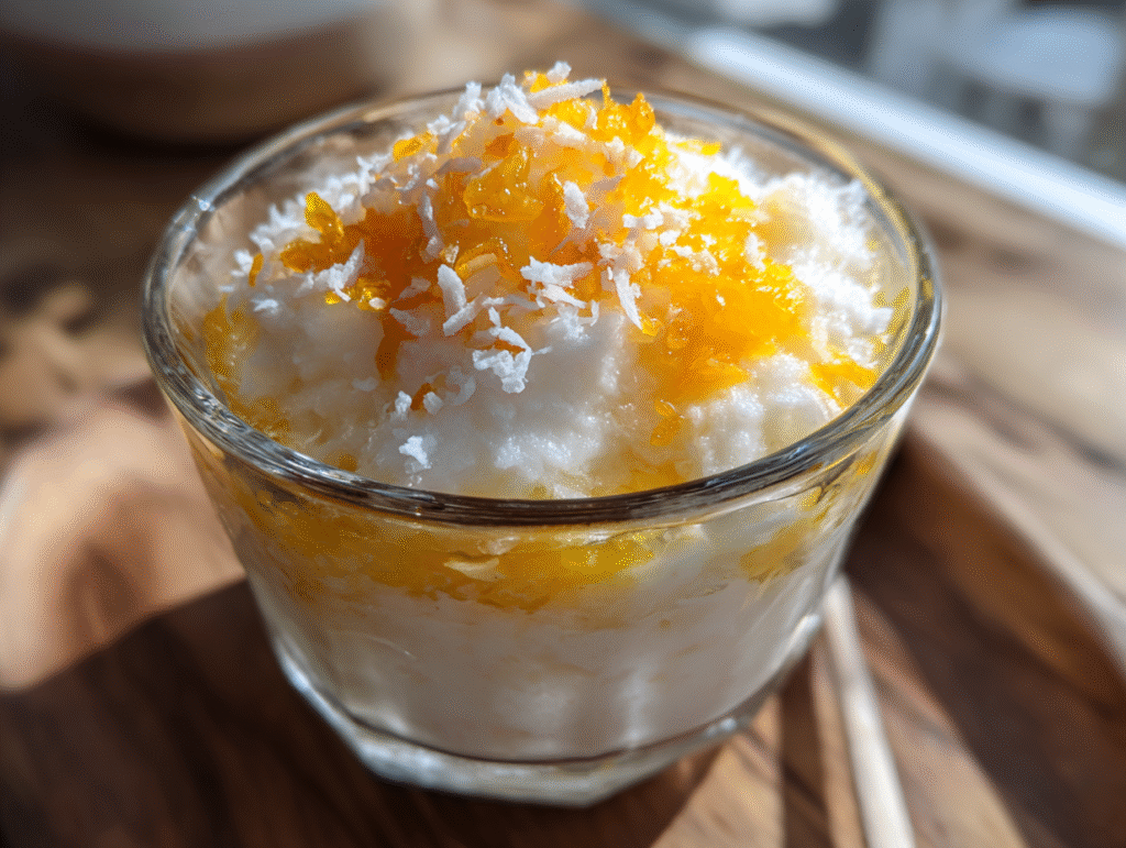 best dessert Refreshing Coconut Orange Glow