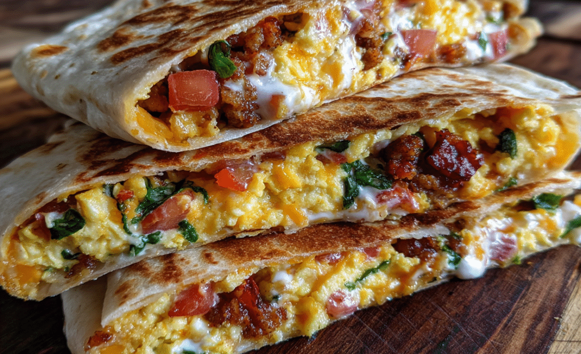 Satisfy Mornings with My Easy Breakfast Crunchwrap Delight