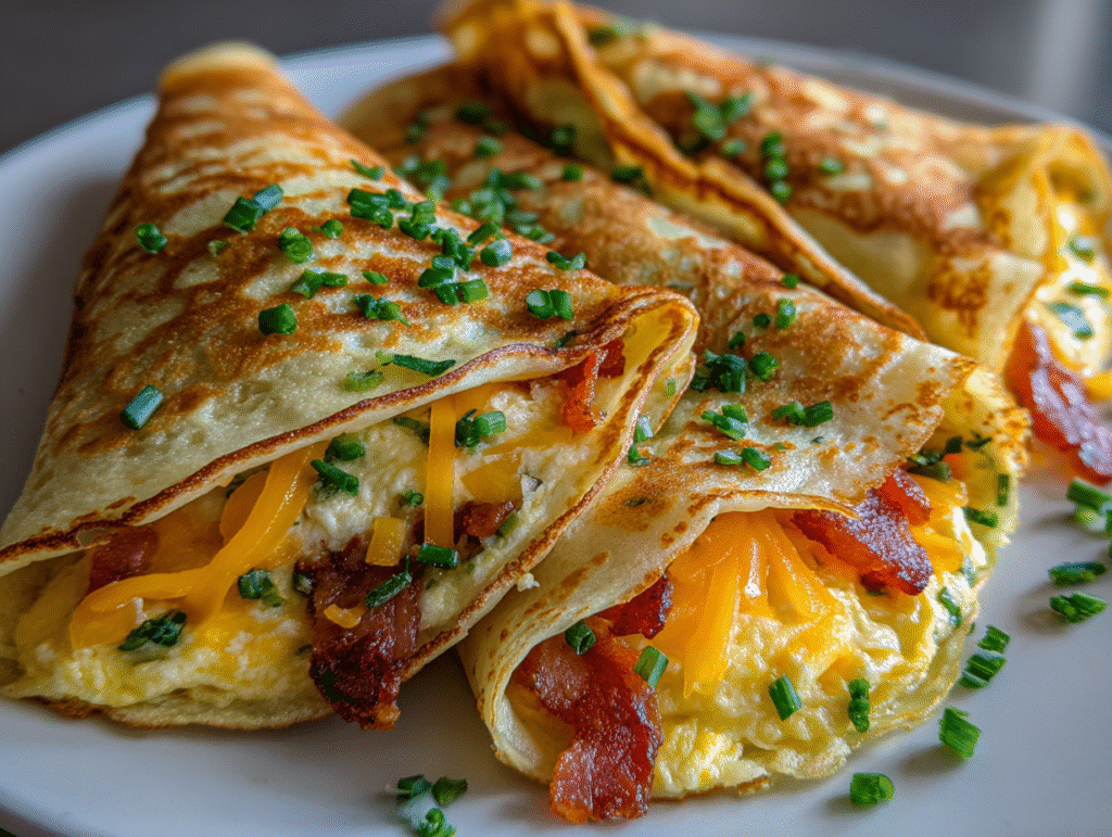 The Ultimate Satisfying Savory Breakfast Crepes