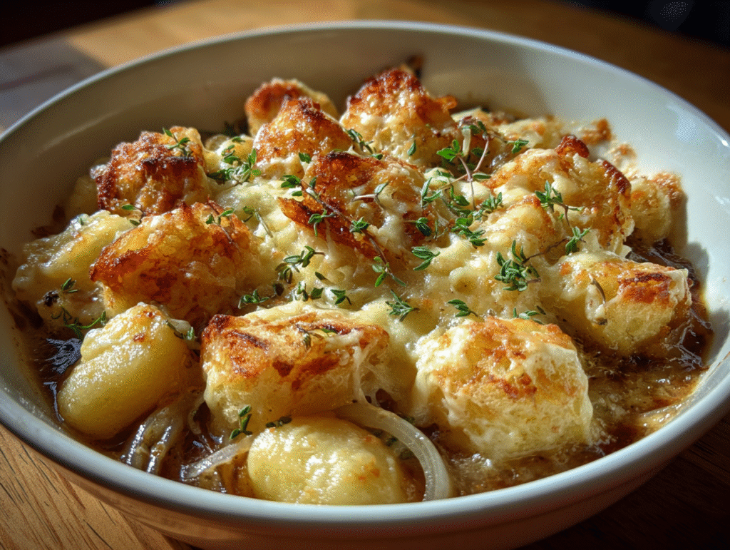 Ingredients for Baked French Onion Gnocchi