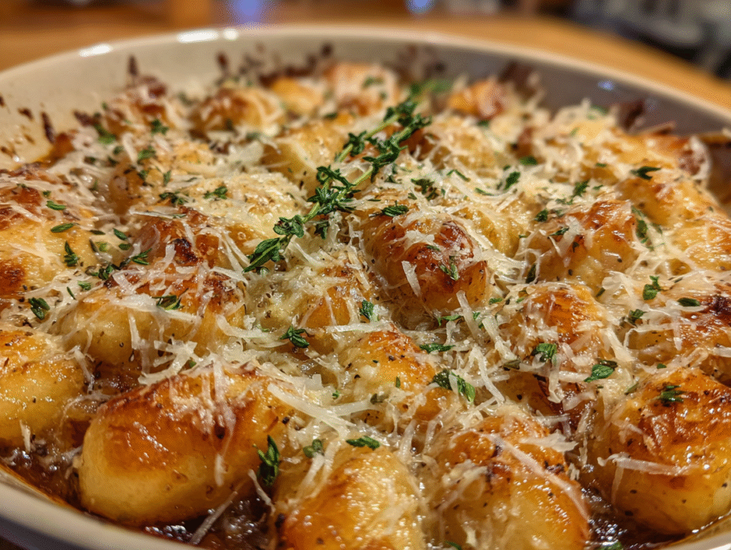 How to Make Baked French Onion Gnocchi
