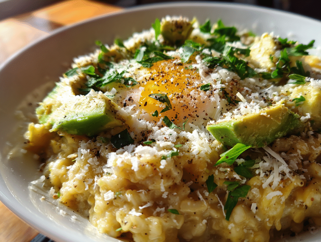 Health Benefits of Savory Avocado Oatmeal