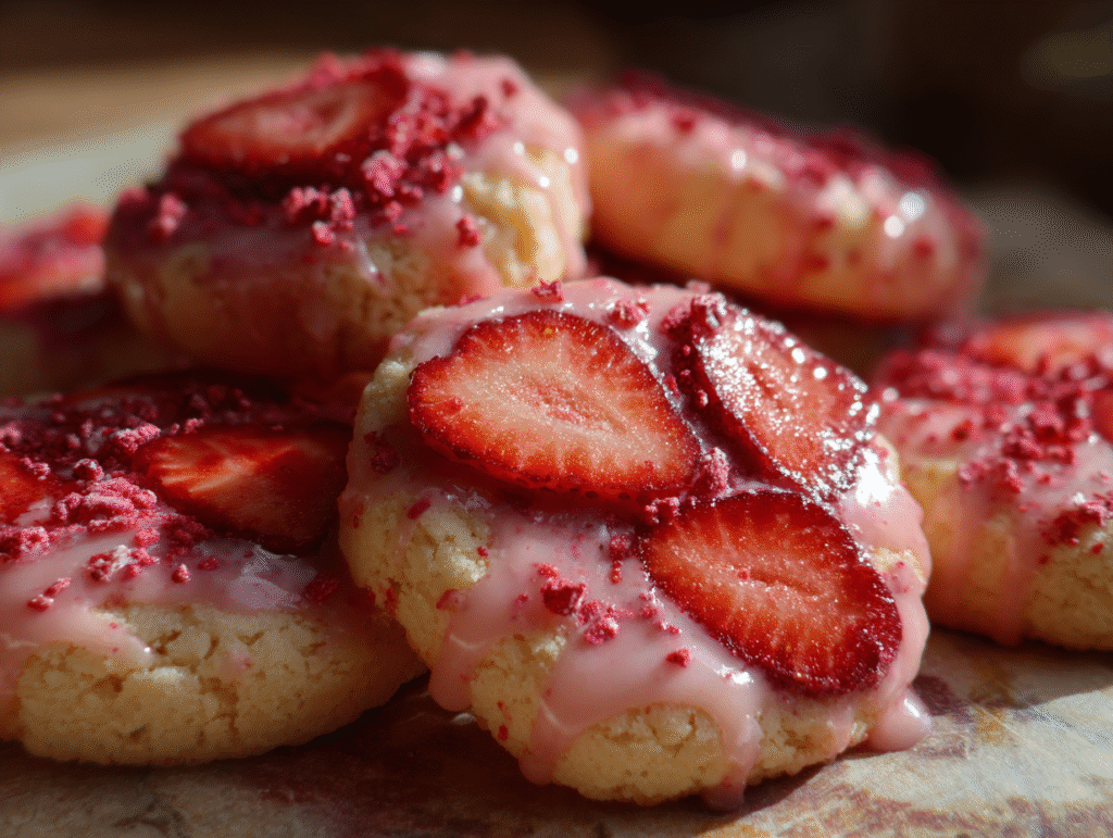 best Strawberry Shortbread Cookies healthy