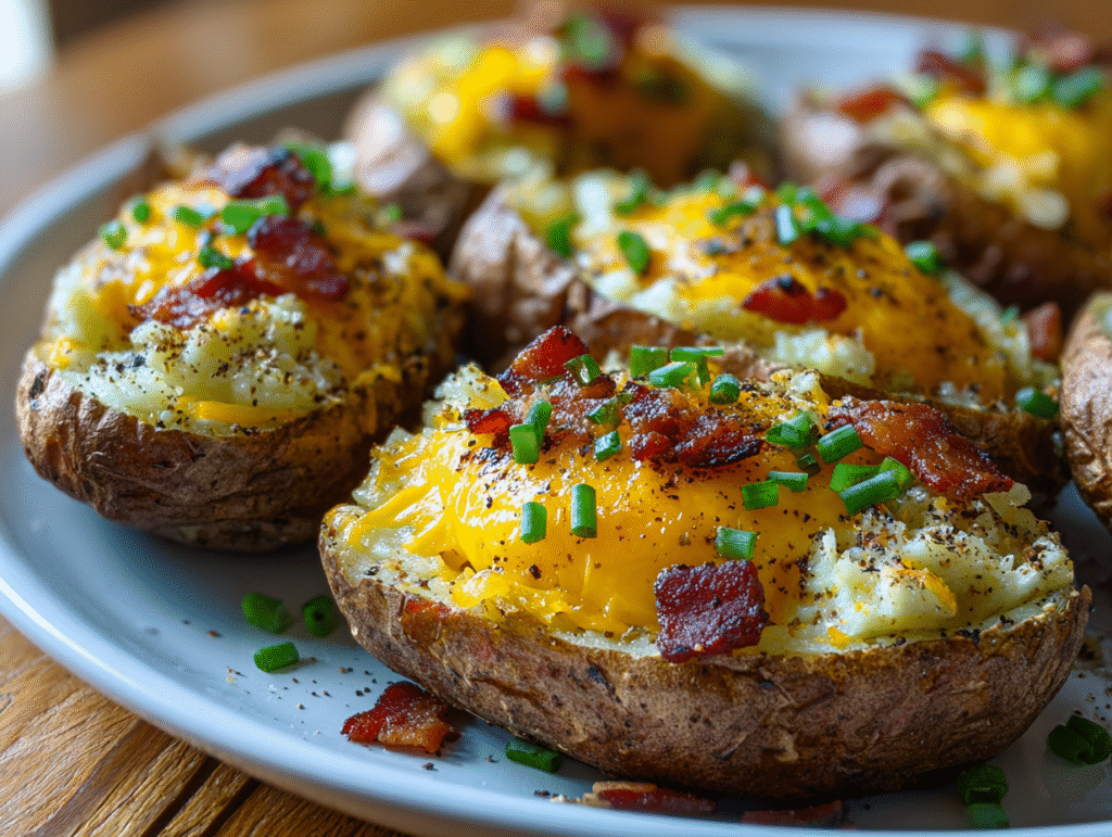 The Ultimate Satisfying Twice Baked Breakfast Potatoes