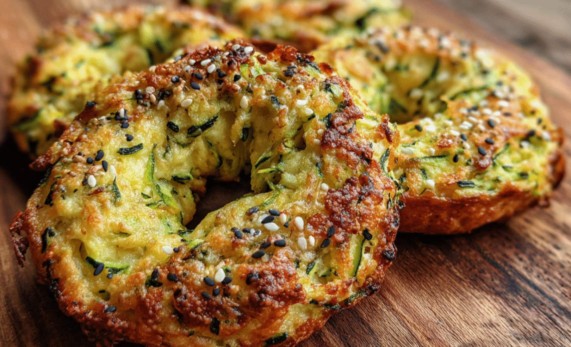 Zucchini Bagels – Easy Low-Carb Almond Flour Bagel Recipe
