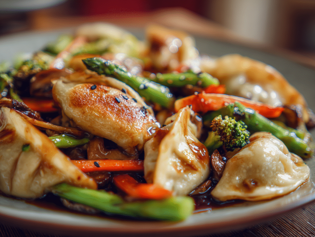 the best Potsticker Stir Fry Recipe Dinner