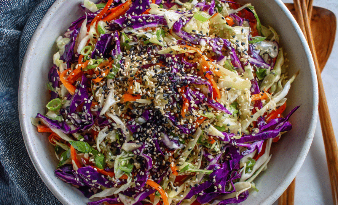 Crunchy Asian Cabbage Slaw