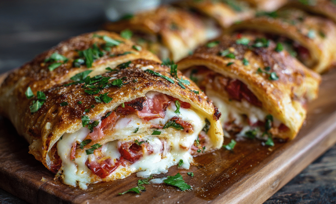 Italian Crescent Roll Sandwich Bake