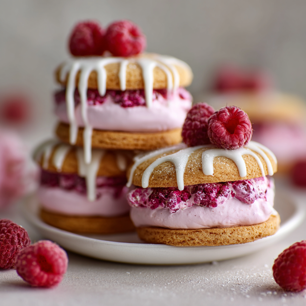 Raspberry Cream Sandwiches: A Sugar-Free Twist on a Classic Treat