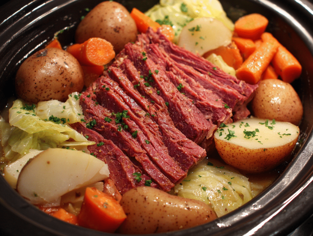 best Slow Cooker Corned Beef and Cabbage recipe